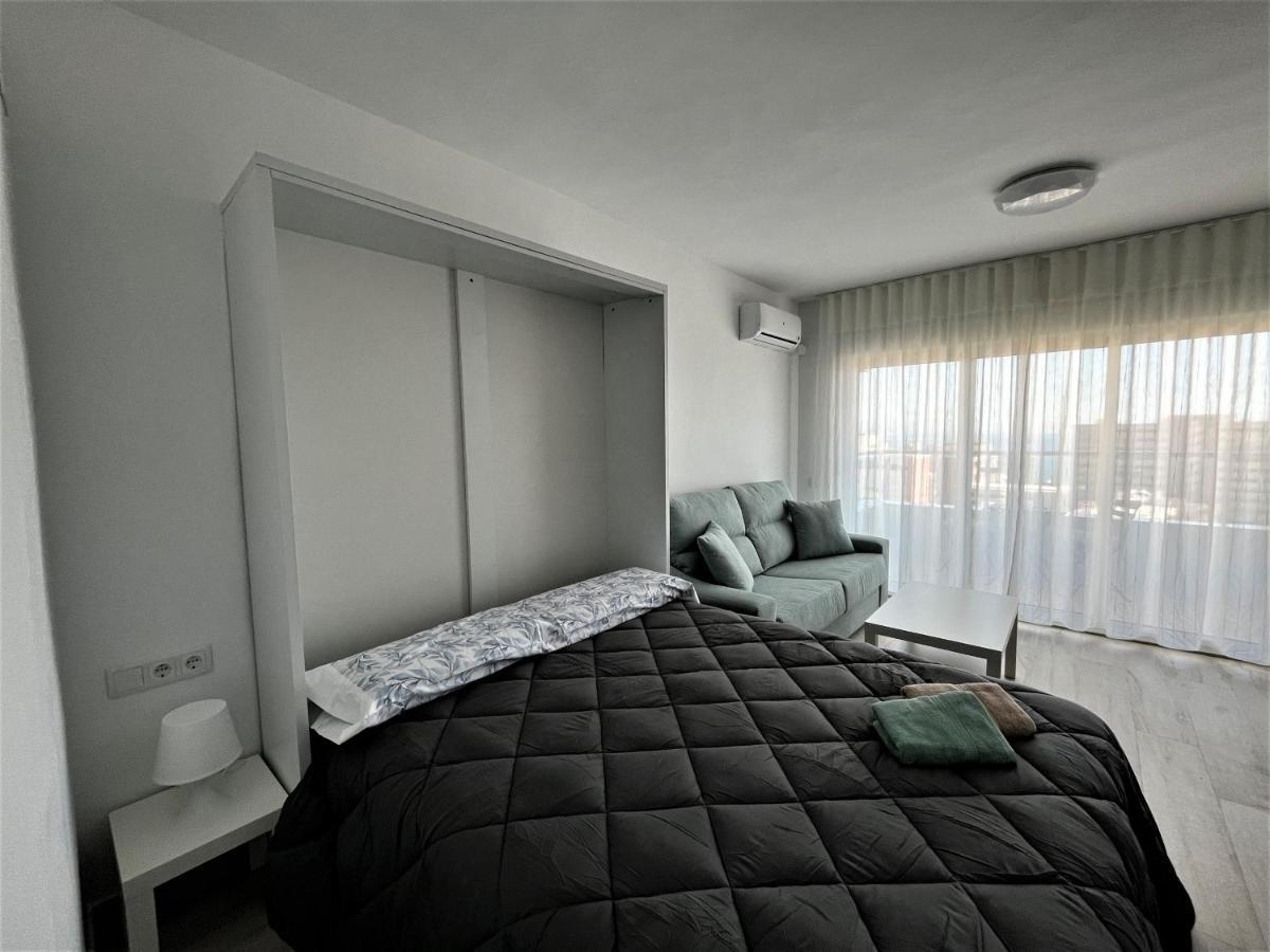 Ver853 - Estudio Con Terraza Vistas Al Mar, Piscina, Playa, Centro 토레몰리노스 외부 사진
