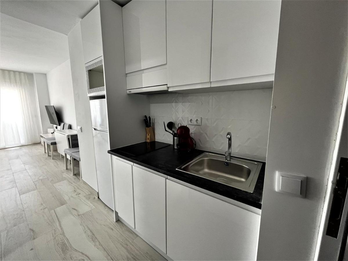 Ver853 - Estudio Con Terraza Vistas Al Mar, Piscina, Playa, Centro 토레몰리노스 외부 사진