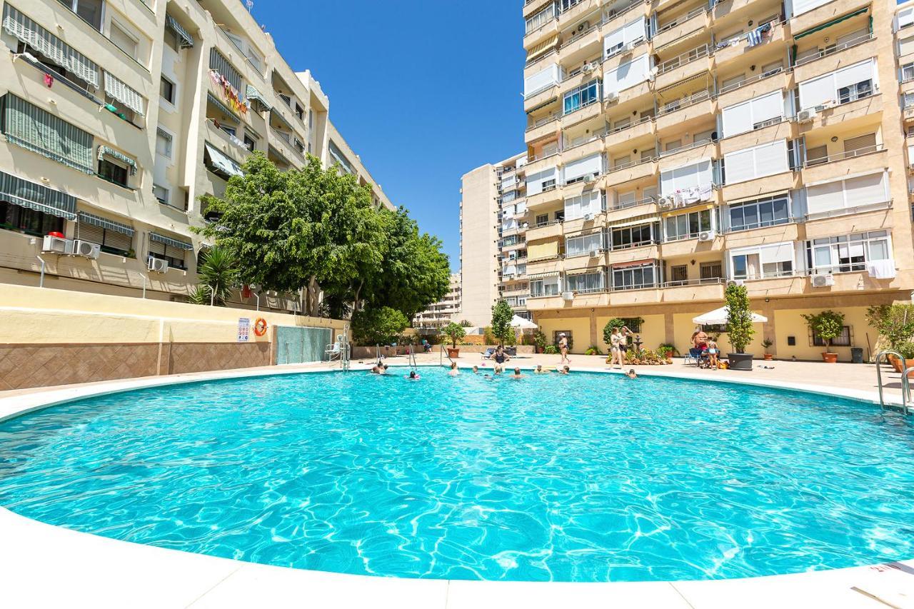 Ver853 - Estudio Con Terraza Vistas Al Mar, Piscina, Playa, Centro 토레몰리노스 외부 사진