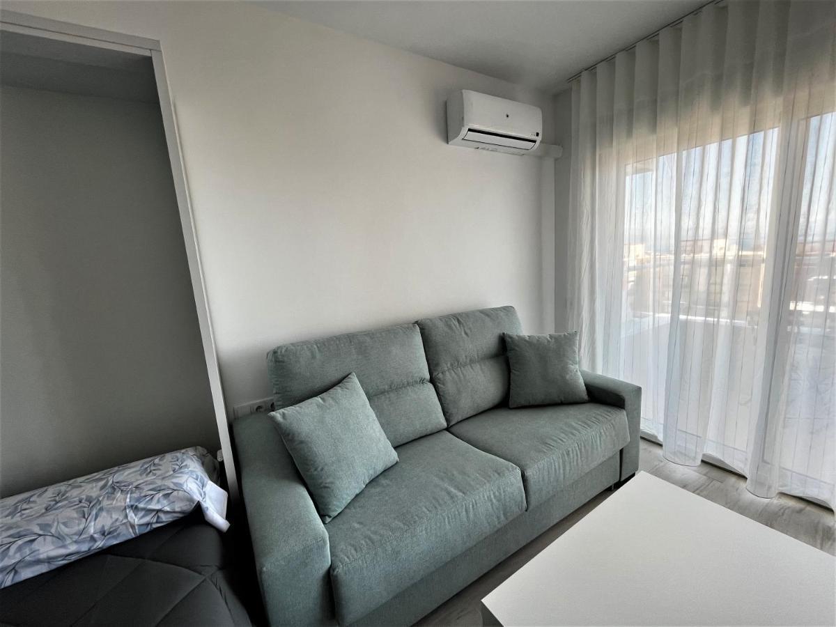 Ver853 - Estudio Con Terraza Vistas Al Mar, Piscina, Playa, Centro 토레몰리노스 외부 사진