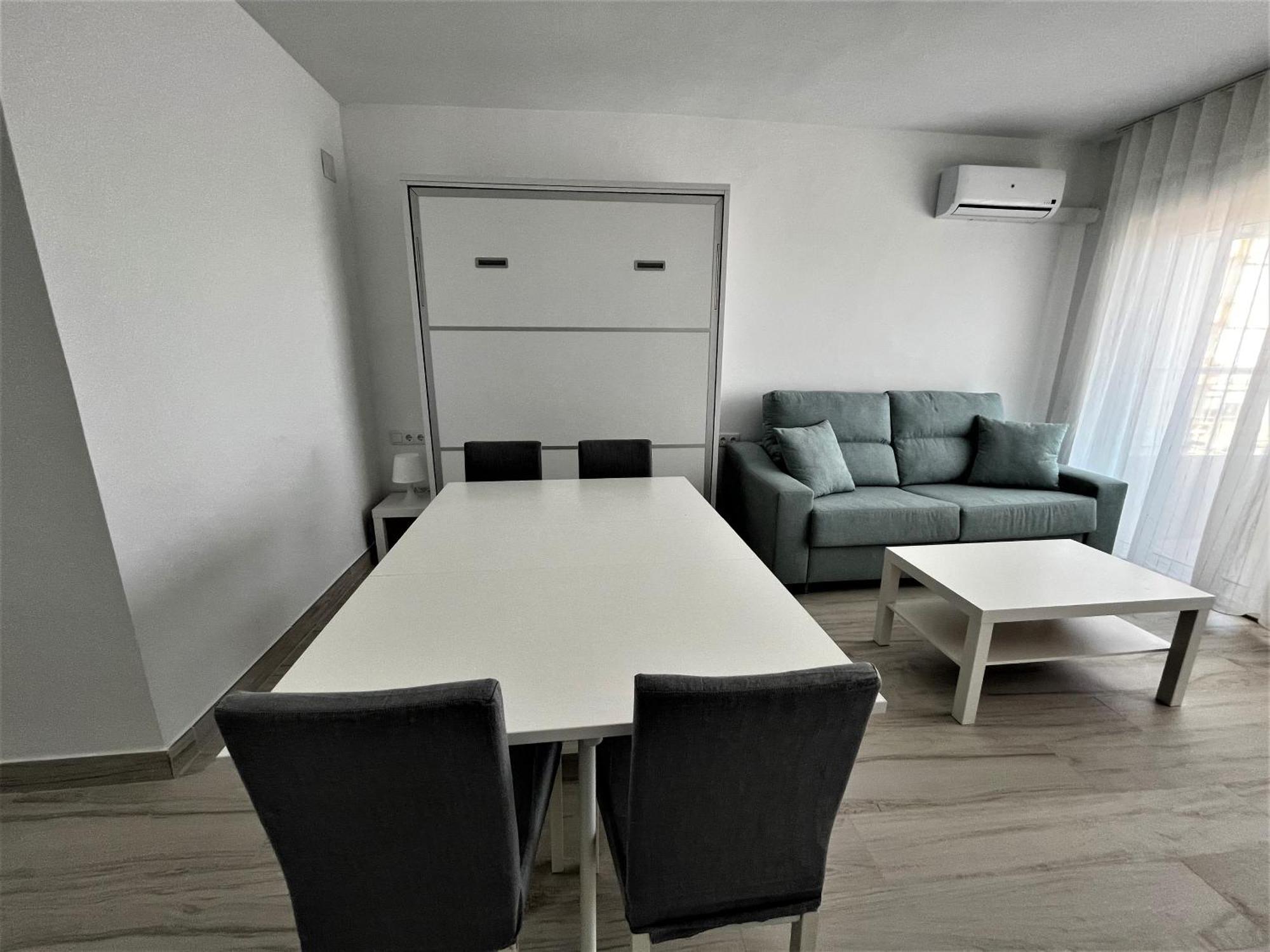 Ver853 - Estudio Con Terraza Vistas Al Mar, Piscina, Playa, Centro 토레몰리노스 외부 사진